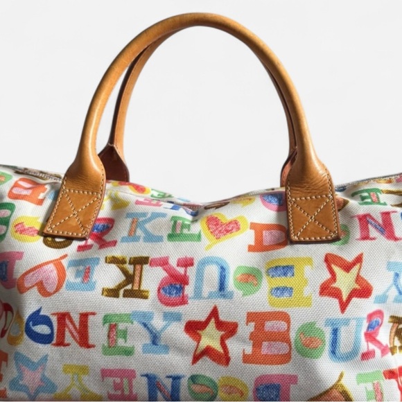 Dooney & Bourke Red and Pink Totes - Picture 3 of 4